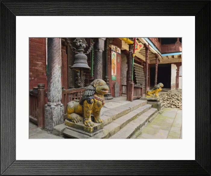 Framed Print : Lion statue, Patan, Bagmati, Central Region (Madhyamanchal), Nepal, Asia Framed Print : Lion statue, Patan, Bagmati, Central Region (Madhyamanchal), Nepal, Asia