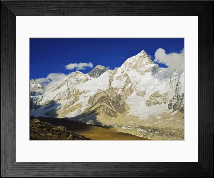 Framed Print : Mount Everest and Nuptse seen from Kala Patthar, Sagarmatha National Park, UNESCO World Heritage Site, Solukhumbu District, Sagarmatha, Eastern Region (Purwanchal), Nepal, Himalayas, Asia Framed Print : Mount Everest and Nuptse seen from Kala Patthar, Sagarmatha National Park, UNESCO World Heritage Site, Solukhumbu District, Sagarmatha, Eastern Region (Purwanchal), Nepal, Himalayas, Asia
