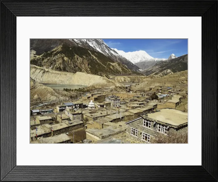 Framed Print : Manang village, Marsyangdi River Valley, Annapurna Conservation Area, Gandaki, Western Region (Pashchimanchal), Nepal, Himalayas, Asia Framed Print : Manang village, Marsyangdi River Valley, Annapurna Conservation Area, Gandaki, Western Region (Pashchimanchal), Nepal, Himalayas, Asia