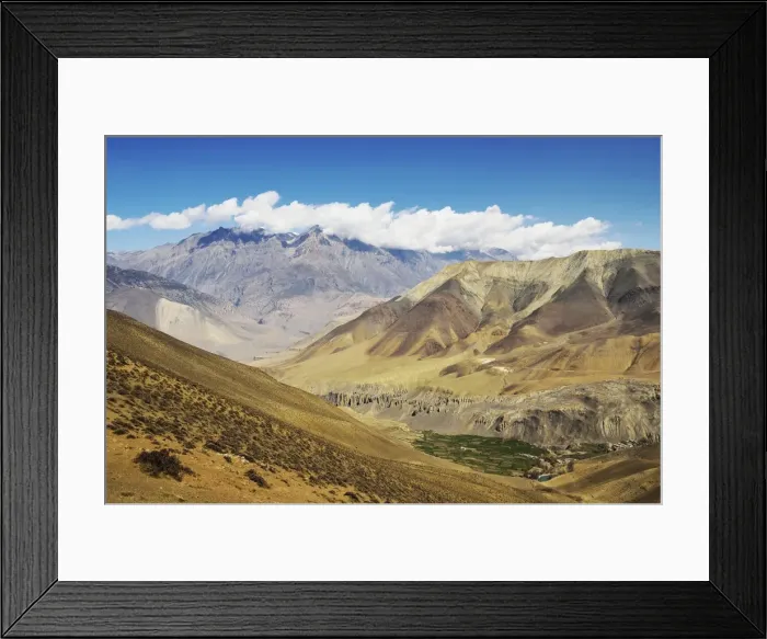 Framed Print : Muktinath Valley and Muktinath Himal, Annapurna Conservation Area, Mustang District, Dhawalagiri (Dhaulagiri), Western Region (Pashchimanchal), Nepal, Himalayas, Asia Framed Print : Muktinath Valley and Muktinath Himal, Annapurna Conservation Area, Mustang District, Dhawalagiri (Dhaulagiri), Western Region (Pashchimanchal), Nepal, Himalayas, Asia
