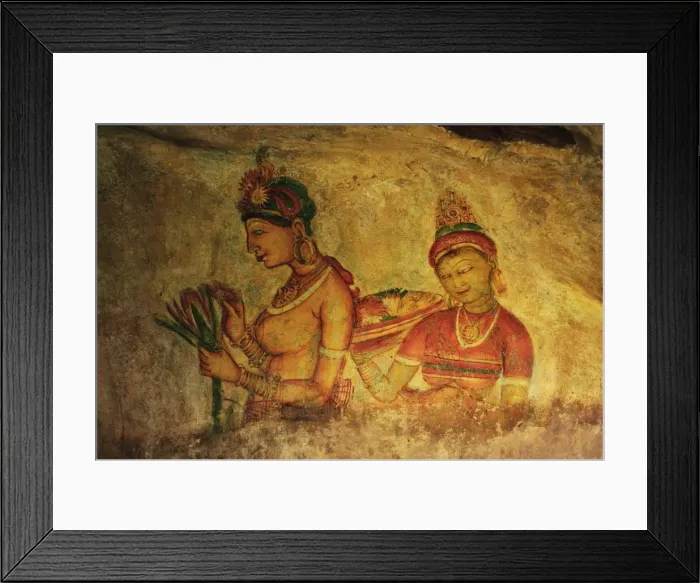 Framed Print : Frescoes, Sigiriya (Lion Rock), UNESCO World Heritage Site, Sri Lanka, Asia Framed Print : Frescoes, Sigiriya (Lion Rock), UNESCO World Heritage Site, Sri Lanka, Asia