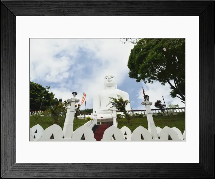 Framed Print : Bahirawakanda temple Buddha, Kandy, Sri Lanka, Asia Framed Print : Bahirawakanda temple Buddha, Kandy, Sri Lanka, Asia