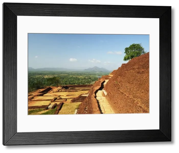 Framed Print : View from top of Sigiriya (Lion Rock), UNESCO World Heritage Site, Sri Lanka, Asia Framed Print : View from top of Sigiriya (Lion Rock), UNESCO World Heritage Site, Sri Lanka, Asia