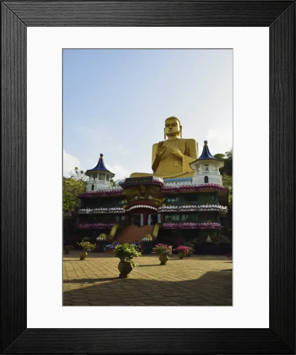 Framed Print : Golden Temple, Dambulla, Sri Lanka, Asia Framed Print : Golden Temple, Dambulla, Sri Lanka, Asia