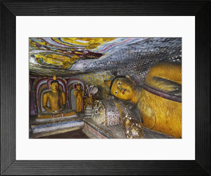 Framed Print : Buddha statues, Dambulla Cave Temple, UNESCO World Heritage Site, Dambulla, Sri Lanka, Asia Framed Print : Buddha statues, Dambulla Cave Temple, UNESCO World Heritage Site, Dambulla, Sri Lanka, Asia