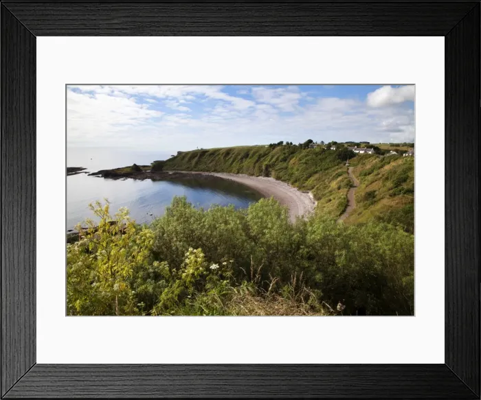 Framed Print : The Bay from the Clifftop at Catterline, Aberdeenshire, Scotland, United Kingdom, Europe Framed Print : The Bay from the Clifftop at Catterline, Aberdeenshire, Scotland, United Kingdom, Europe