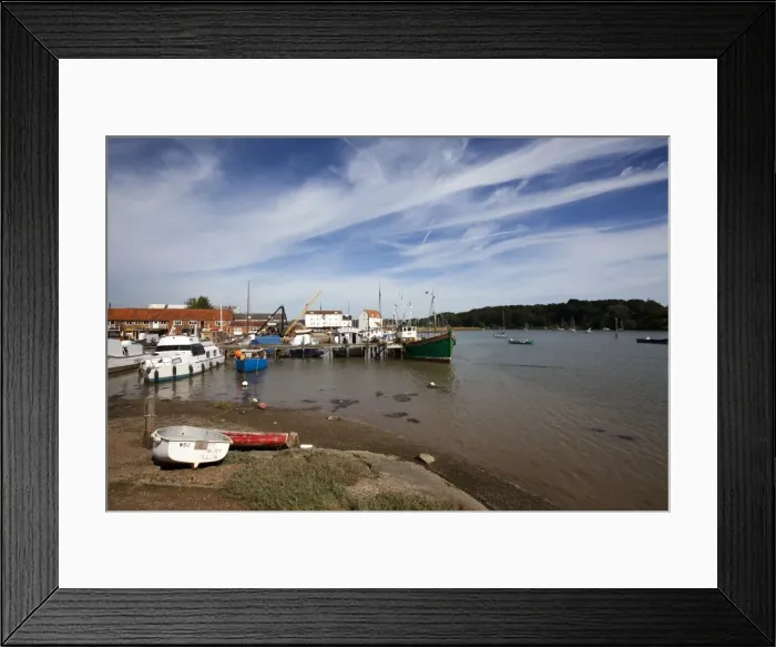 Framed Print : Boats at Woodbridge Riverside, Woodbridge, Suffolk, England, United Kingdom, Europe Framed Print : Boats at Woodbridge Riverside, Woodbridge, Suffolk, England, United Kingdom, Europe
