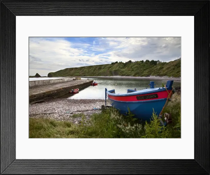 Framed Print : Fishing boats at the Pier, Catterline, Aberdeenshire, Scotland, United Kingdom, Europe Framed Print : Fishing boats at the Pier, Catterline, Aberdeenshire, Scotland, United Kingdom, Europe
