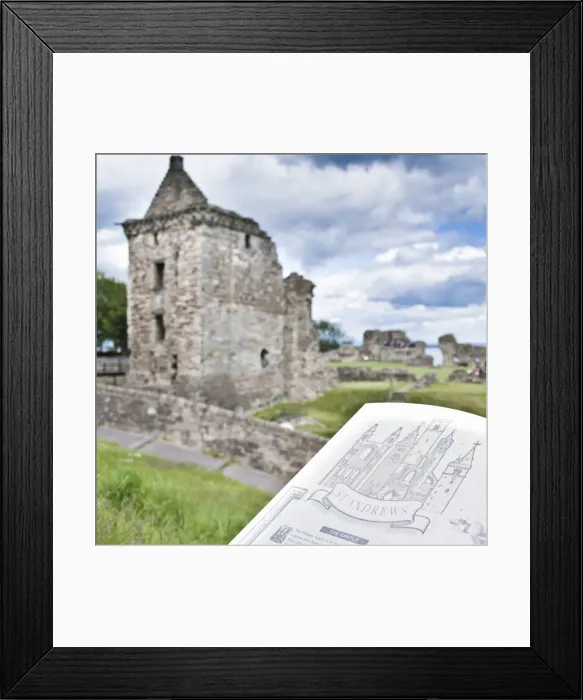 Framed Print : St. Andrews Castle, St. Andrews, Fife, Scotland, United Kingdom, Europe Framed Print : St. Andrews Castle, St. Andrews, Fife, Scotland, United Kingdom, Europe