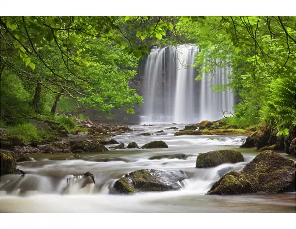 Sgwd yr Eira Waterfall, Brecon Beacons, Wales, United Kingdom, Europe