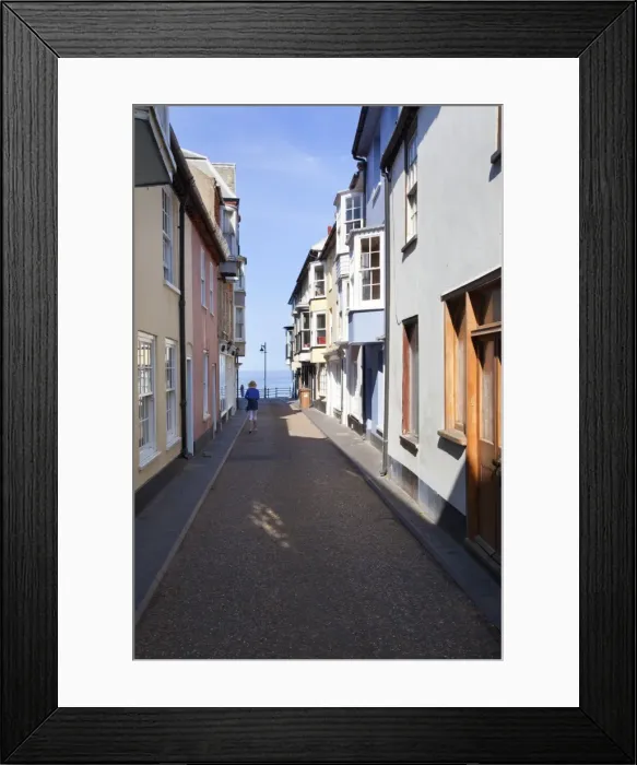 Framed Print : Along Jetty Street to the Seafront at Cromer, Norfolk, England, United Kingdom, Europe Framed Print : Along Jetty Street to the Seafront at Cromer, Norfolk, England, United Kingdom, Europe