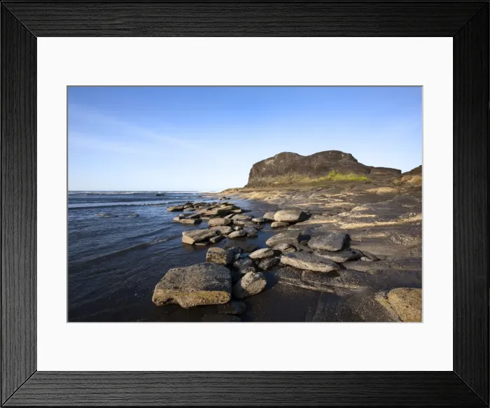Framed Print : Saltwick Nab in Saltwick Bay, near Whitby, North Yorkshire, Yorkshire, England, United Kingdom, Europe Framed Print : Saltwick Nab in Saltwick Bay, near Whitby, North Yorkshire, Yorkshire, England, United Kingdom, Europe
