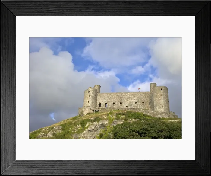 Framed Print : Harlech Castle in summer sunshine, UNESCO World Heritage Site, Gwynedd, Wales, United Kingdom, Europe Framed Print : Harlech Castle in summer sunshine, UNESCO World Heritage Site, Gwynedd, Wales, United Kingdom, Europe