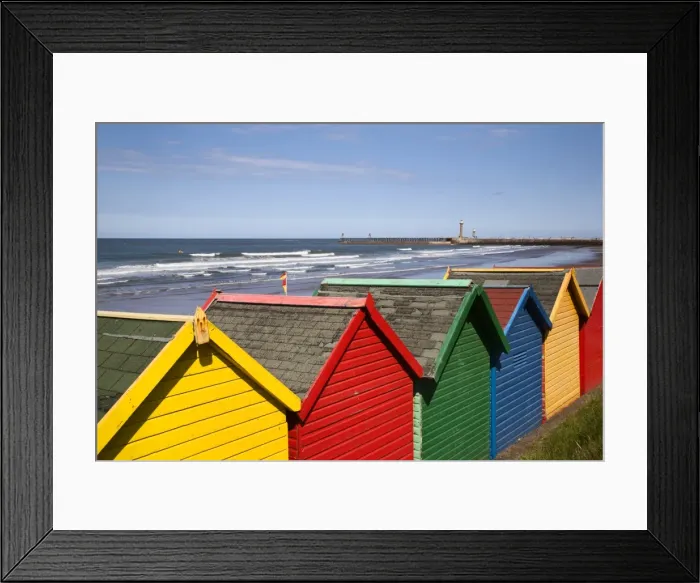 Framed Print : Beach huts at Whitby Sands, Whitby, North Yorkshire, Yorkshire, England, United Kingdom, Europe Framed Print : Beach huts at Whitby Sands, Whitby, North Yorkshire, Yorkshire, England, United Kingdom, Europe