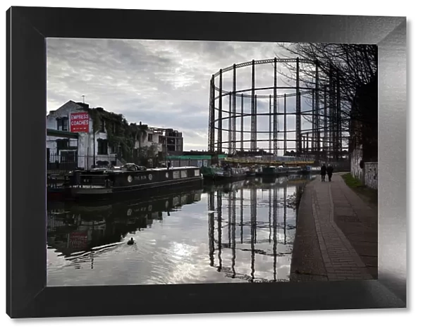 Grand Union Canal, Hackney, London, England, United Kingdom, Europe