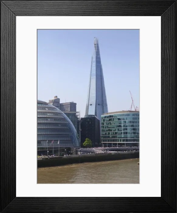 Framed Print : South Bank with City Hall, Shard London Bridge and More London buildings, London, England, United Kingdom, Europe Framed Print : South Bank with City Hall, Shard London Bridge and More London buildings, London, England, United Kingdom, Europe