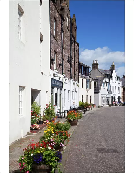 Hotels along the Quayside at Stonehaven Harbour, Aberdeenshire, Scotland, United Kingdom, Europe