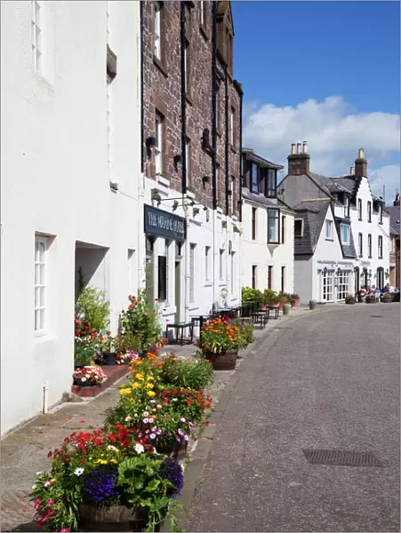 Hotels along the Quayside at Stonehaven Harbour, Aberdeenshire, Scotland, United Kingdom, Europe