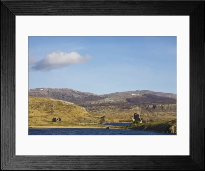 Framed Print : Castle Ardvreck, Loch Assynt, near Lochinver, Sutherland, Highlands, Scotland, United Kingdom, Europe Framed Print : Castle Ardvreck, Loch Assynt, near Lochinver, Sutherland, Highlands, Scotland, United Kingdom, Europe