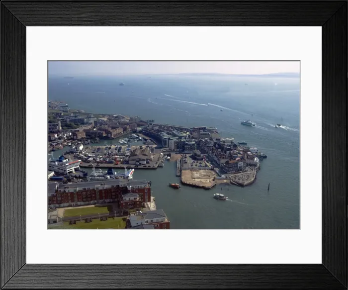 Framed Print : View of Old Portsmouth from Spinnaker Tower, Portsmouth, Hampshire, England, United Kingdom, Europe Framed Print : View of Old Portsmouth from Spinnaker Tower, Portsmouth, Hampshire, England, United Kingdom, Europe