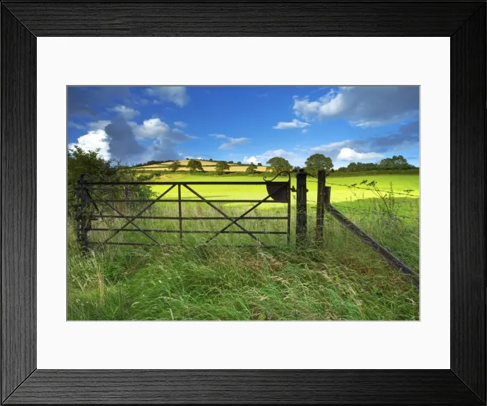Framed Print : Old Railway Gate, Exe Valley, Devon, England, United Kingdom, Europe Framed Print : Old Railway Gate, Exe Valley, Devon, England, United Kingdom, Europe