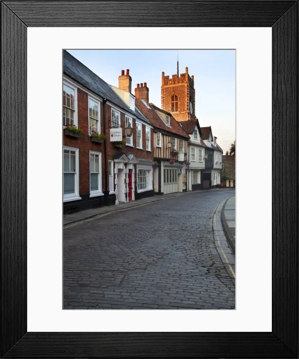 Framed Print : St. Georges Tombland and Princes Street at dusk, Norwich, Norfolk, England, United Kingdom, Europe