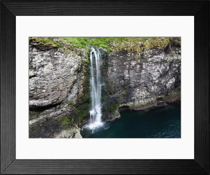 Framed Print : Crawton Burn Waterfall at Trollochy, Crawton, Aberdeenshire, Scotland, United Kingdom, Europe Framed Print : Crawton Burn Waterfall at Trollochy, Crawton, Aberdeenshire, Scotland, United Kingdom, Europe