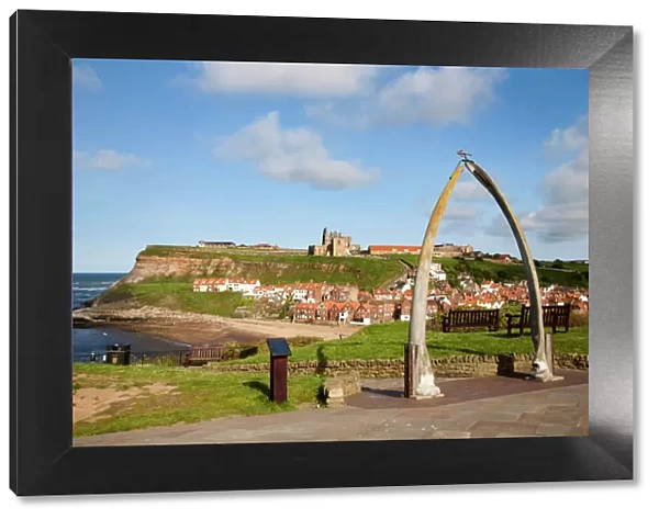 The Whalebone Arch at Whitby, North Yorkshire, Yorkshire, England, United Kingdom, Europe