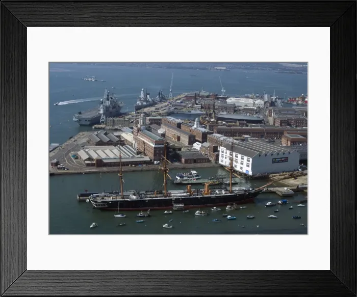 Framed Print : View of Historic Docks from Spinnaker Tower, Portsmouth, Hampshire, England, United Kingdom, Europe Framed Print : View of Historic Docks from Spinnaker Tower, Portsmouth, Hampshire, England, United Kingdom, Europe