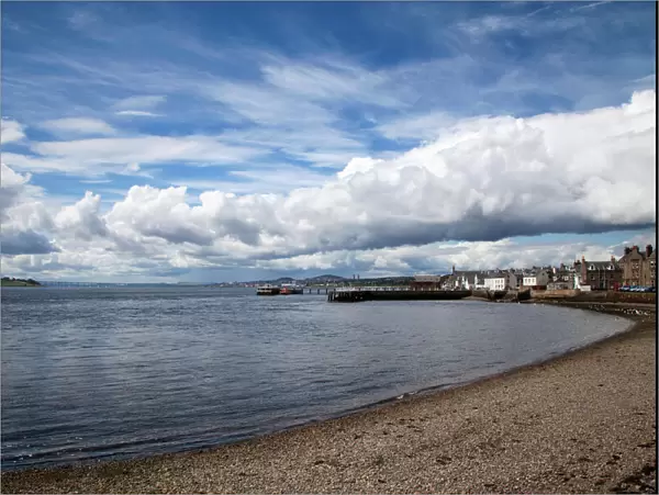 Clearing storm at Broughty Ferry, Dundee, Scotland, United Kingdom, Europe