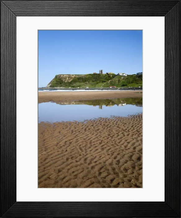 Framed Print : Castle Hill from North Sands, Scarborough, North Yorkshire, Yorkshire, England, United Kingdom, Europe Framed Print : Castle Hill from North Sands, Scarborough, North Yorkshire, Yorkshire, England, United Kingdom, Europe