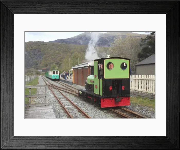 Framed Print : Lake Railway, Station, Llanberis, Gwynedd, Snowdonia, North Wales, Wales, United Kingdom, Europe Framed Print : Lake Railway, Station, Llanberis, Gwynedd, Snowdonia, North Wales, Wales, United Kingdom, Europe