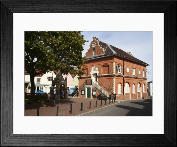 Framed Print : The Shire Hall on Market Hill, Woodbridge, Suffolk, England, United Kingdom, Europe Framed Print : The Shire Hall on Market Hill, Woodbridge, Suffolk, England, United Kingdom, Europe