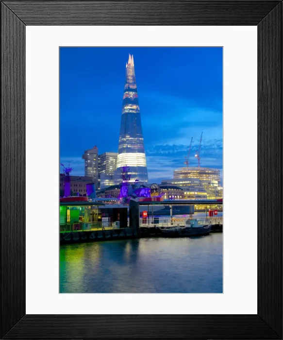 Framed Print : The Shard from City of London, London, England, United Kingdom, Europe Framed Print : The Shard from City of London, London, England, United Kingdom, Europe