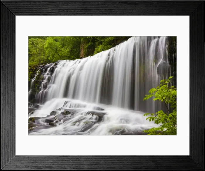 Framed Print : Sgwd Isaf Clun Waterfall, Brecon Beacons, Wales, United Kingdom, Europe Framed Print : Sgwd Isaf Clun Waterfall, Brecon Beacons, Wales, United Kingdom, Europe