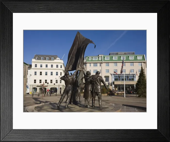 Framed Print : Liberation Monument, St. Helier, Jersey, Channel Islands, United Kingdom, Europe Framed Print : Liberation Monument, St. Helier, Jersey, Channel Islands, United Kingdom, Europe