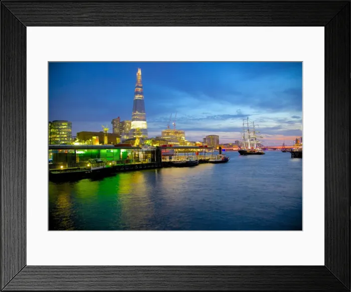 Framed Print : The Shard and River Thames from City of London, London, England, United Kingdom, Europe Framed Print : The Shard and River Thames from City of London, London, England, United Kingdom, Europe