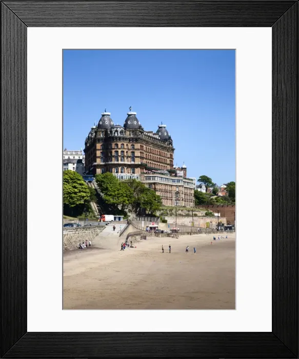 Framed Print : South Sands and Grand Hotel, Scarborough, North Yorkshire, Yorkshire, England, United Kingdom, Europe Framed Print : South Sands and Grand Hotel, Scarborough, North Yorkshire, Yorkshire, England, United Kingdom, Europe