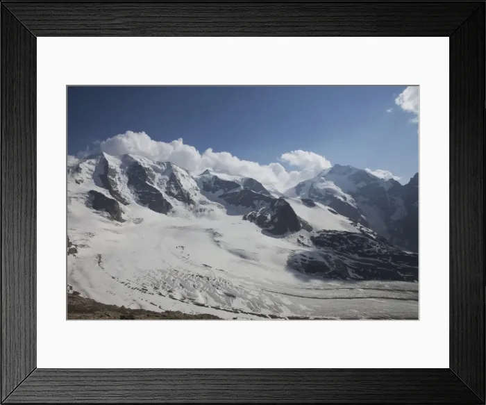 Framed Print : Piz Palu, in the Bernina Region, Swiss Alps, Switzerland, Europe Framed Print : Piz Palu, in the Bernina Region, Swiss Alps, Switzerland, Europe
