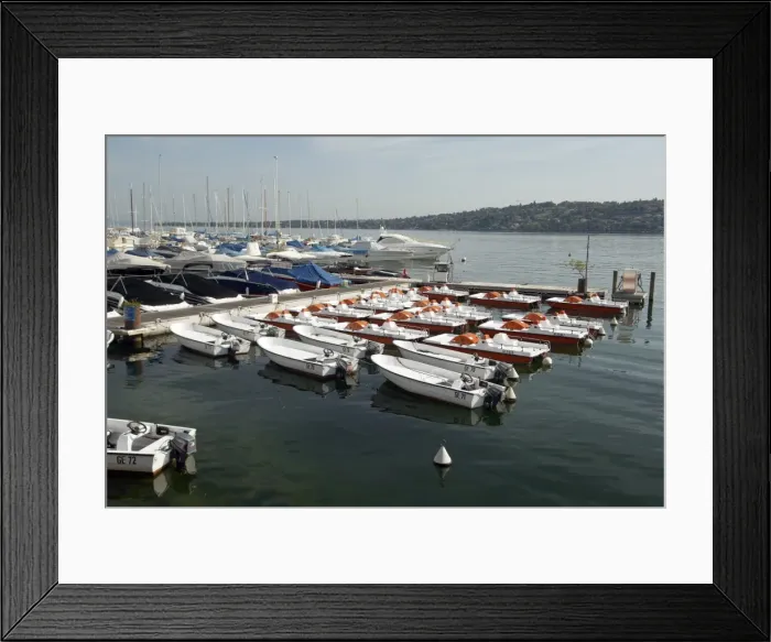 Framed Print : Boats on Lake Geneva, Geneva, Switzerland, Europe Framed Print : Boats on Lake Geneva, Geneva, Switzerland, Europe