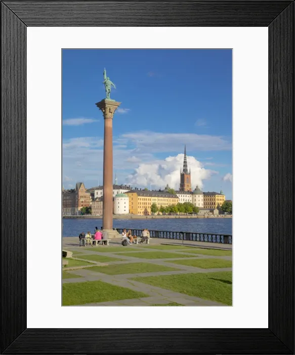 Framed Print : City skyline from City Hall, Stockholm, Sweden, Scandinavia, Europe Framed Print : City skyline from City Hall, Stockholm, Sweden, Scandinavia, Europe