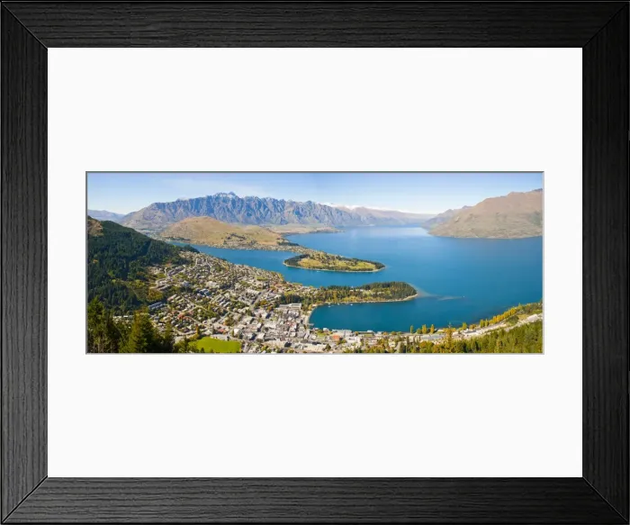 Framed Print : Aerial view of Queenstown, Lake Wakatipu and the Remarkable mountains, Otago Region, South Island, New Zealand, Pacific Framed Print : Aerial view of Queenstown, Lake Wakatipu and the Remarkable mountains, Otago Region, South Island, New Zealand, Pacific