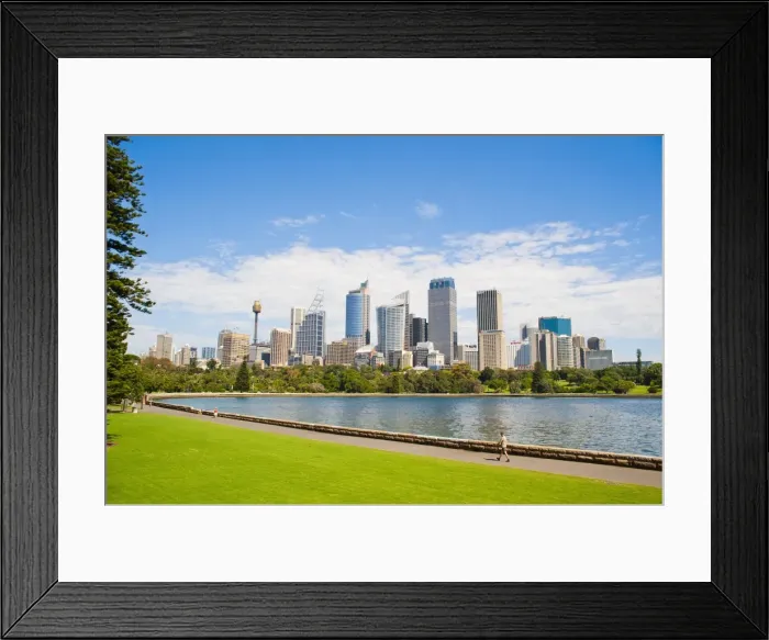 Framed Print : Sydney city centre and central business district (Central Business District) from Sydney Royal Botanic Gardens, Sydney, New South Wales, Australia, Pacific Framed Print : Sydney city centre and central business district (Central Business District) from Sydney Royal Botanic Gardens, Sydney, New South Wales, Australia, Pacific