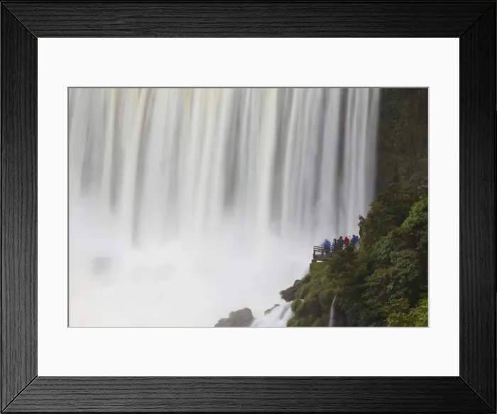 Framed Print : Tourists at Bossetti Falls, Iguazu Falls, Iguazu National Park, UNESCO World Heritage Site, Misiones, Argentina, South America Framed Print : Tourists at Bossetti Falls, Iguazu Falls, Iguazu National Park, UNESCO World Heritage Site, Misiones, Argentina, South America