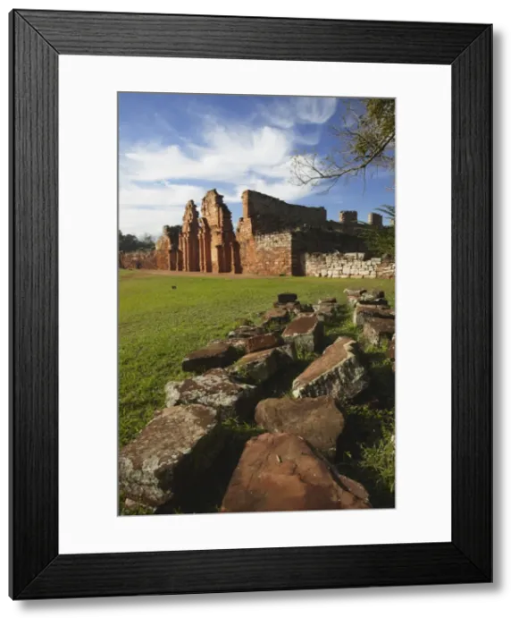 Framed Print : Ruins of mission at San Ignacio Mini, UNESCO World Heritage Site, Misiones, Argentina, South America Framed Print : Ruins of mission at San Ignacio Mini, UNESCO World Heritage Site, Misiones, Argentina, South America