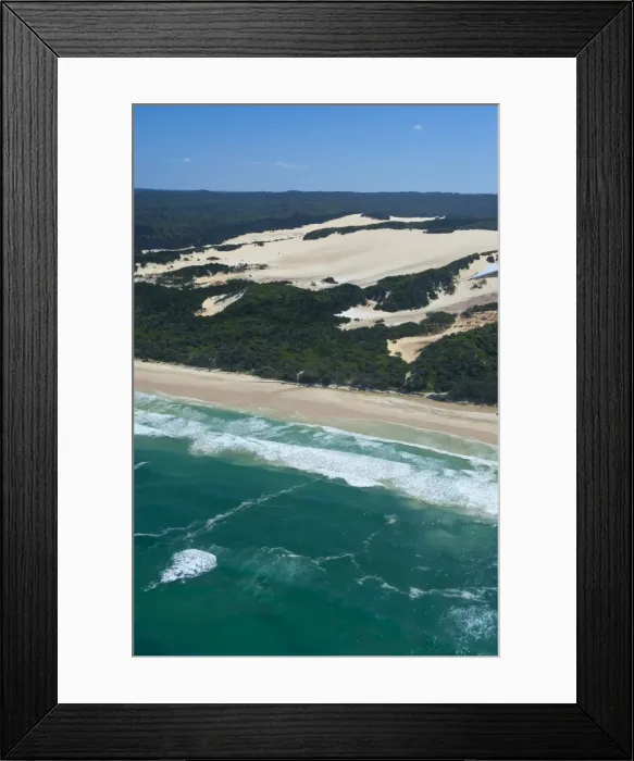 Framed Print : Aerial of the Seventy-Five Mile Beach, Fraser Island, UNESCO World Heritage Site, Queensland, Australia, Pacific Framed Print : Aerial of the Seventy-Five Mile Beach, Fraser Island, UNESCO World Heritage Site, Queensland, Australia, Pacific