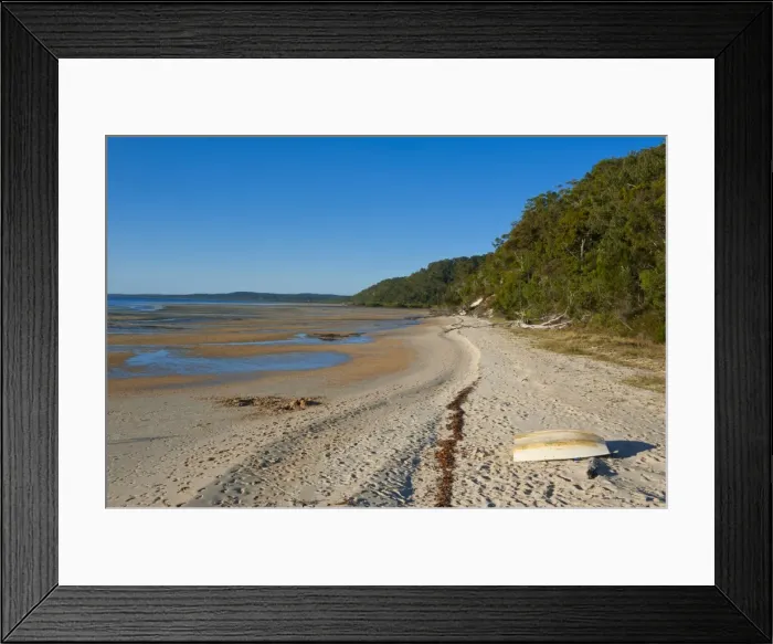 Framed Print : Lonely beach on Fraser Island, UNESCO World Heritage Site, Queensland, Australia, Pacific Framed Print : Lonely beach on Fraser Island, UNESCO World Heritage Site, Queensland, Australia, Pacific
