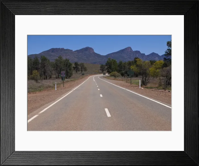 Framed Print : Road leading in the Flinders Range National Park, South Australia, Australia, Pacific Framed Print : Road leading in the Flinders Range National Park, South Australia, Australia, Pacific