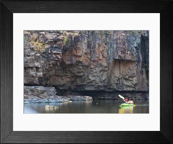 Framed Print : Kayakers in the Katherine Gorge, Northern Territory, Australia, Pacific Framed Print : Kayakers in the Katherine Gorge, Northern Territory, Australia, Pacific