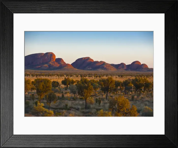 Framed Print : The Olgas (Kata Tjuta), Uluru-Kata Tjuta National Park, UNESCO World Heritage Site, Northern Territory, Australia, Pacific